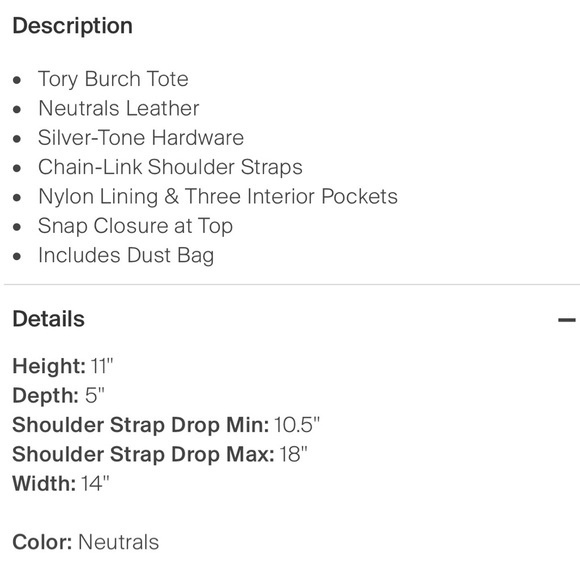 Tory Burch Fleming Tote in Neutral Distressed Leather - Picture 15 of 16